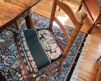 The Seats are Rattan. 