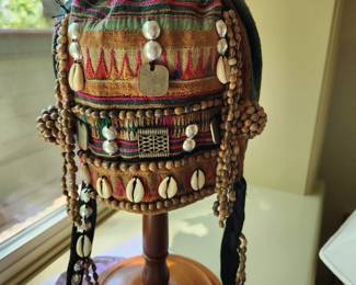 Headress Hmong Hat - Hanoi Vietnam
