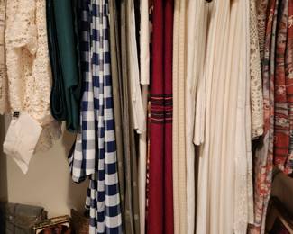 Lots of linens - Tablescloths