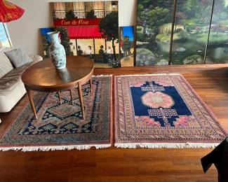 Two rugs made by Van den Brink & Campman, Kashmir Collection, 5 x 7 ft. 