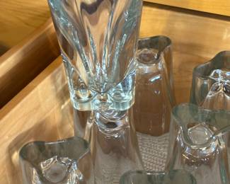 Large drinking glasses