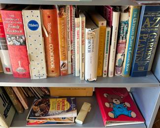 Cook books and storage