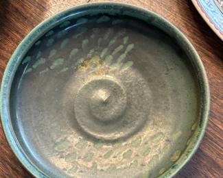 Hand thrown ceramic pot