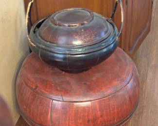 Antique Chinese grain basket