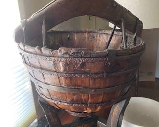 Antique well bucket