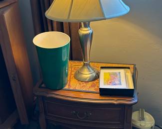 Lighting and side table