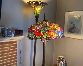 Another view of the floor lamps