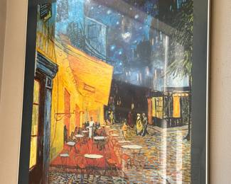 Framed print Cafe de Nuit