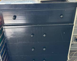 Vintage wood dresser