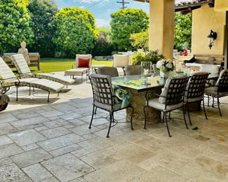 Fantastic designer patio.  many sets!