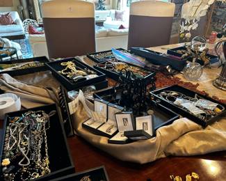 Tons of fine sterling and costume jewelry