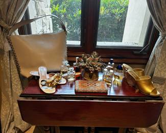 Designer shoes.  Stella Maccarthy shoes and handbag.  