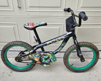 Child's Bicycle (Bike) Teenage Mutant Ninja Turtles Theme 