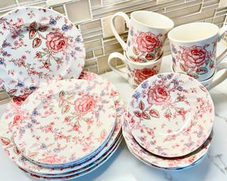 Rose Chintz Pink Made in England by Johnson Brothers