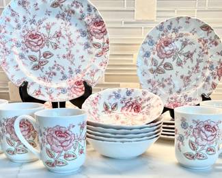 Rose Chintz Pink Made in England by Johnson Brothers