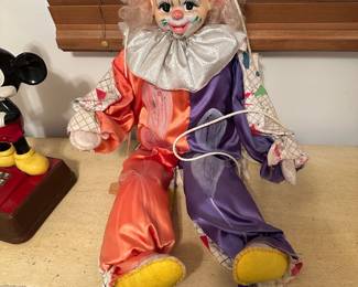 Large Clown Marionette 