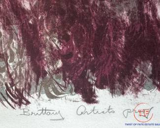 Signed Limited Edition ARTISTS PROOF "Brittany" by EDNA HIBEL