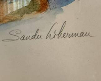 Signed Limited Edition Lithograph by SANDU LIBERMAN