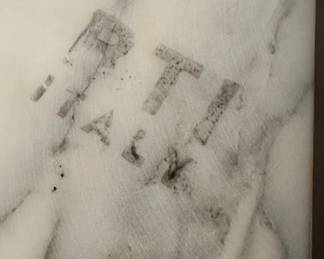 1950's Italian Round Marble Coffee Table