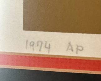 Signed Limited Edition Artists Proof