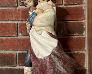 LLADRO "Facing the Wind" Figurine