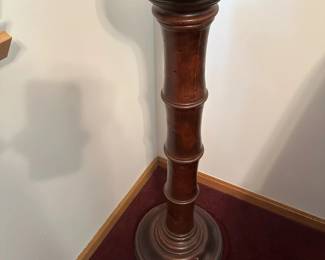 Vintage Carved Wood Pedestal