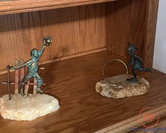 Bronze on Quartz Sculptures