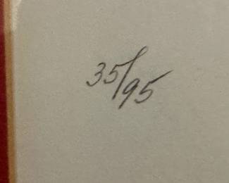 Signed Limited Edition Lithograph by SANDU LIBERMAN