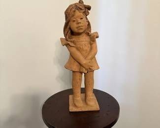 Vintage LEE BORTIN Clay Sculpture