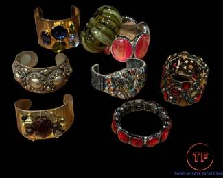 Vintage Costume Cuff Bracelets
