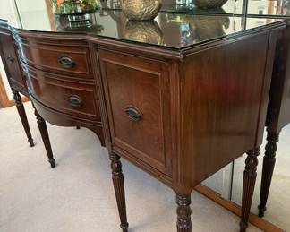 Mahogany DUNCAN PHYFE Style Dining Room Furniture Set