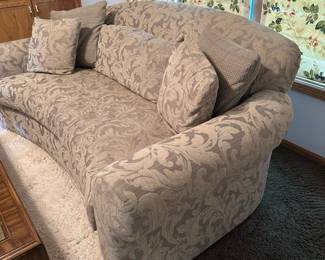 BERNHARDT Curved Sofa