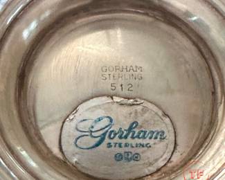 GORHAM Sterling SILVER Sugar and Creamer Set