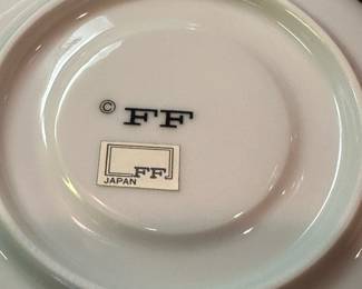 FITZ AND FLOYD Polka Dot Set