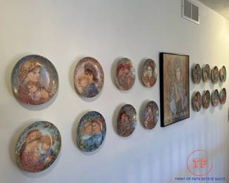 EDNA HIBEL Mother's Day Collector Plates