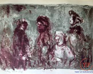 Signed Limited Edition ARTISTS PROOF "Brittany" by EDNA HIBEL