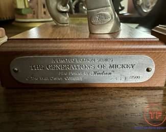 Hudson Pewter Limited Edition 1931 "Generations of Mickey"