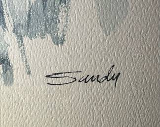 Signed Print by SANDU LIBERMAN