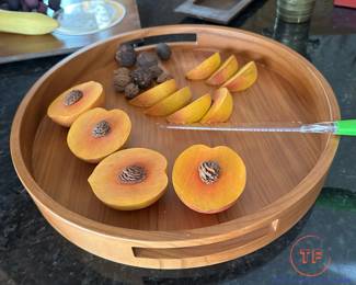 CALVIN KLEIN Wood Serving Tray