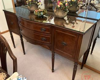 Mahogany DUNCAN PHYFE Style Dining Room Furniture Set