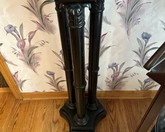 Antique ITALIAN Carved Marble Three-Column Pedestal