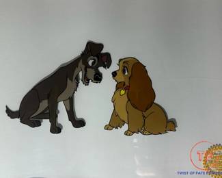Limited Edition DISNEY Serigraph Cel "LADY AND THE TRAMP"