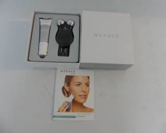 NuFace by Carol Cole Mini Facial Toning Device with 2 Fl. Oz. Tube of Gel Primer - Black - New in Box