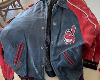 Cleveland Guardians leather jacket 
