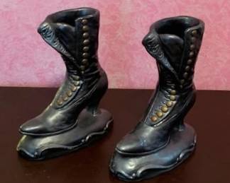 Vintage Ceramic Victorian Shoe Vase Planers