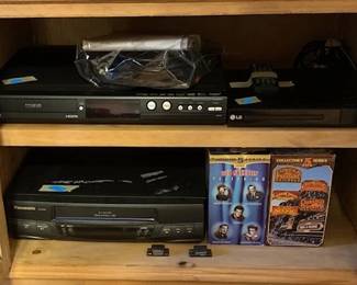 Magnavox CD/DVD Player, DVD and VHS Players