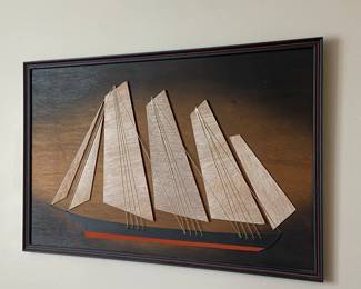 Mid century string art