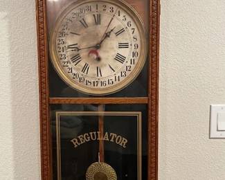 #9 Sessions Clock Co. Store Regulator Clock