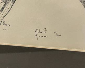 A close look at signatures of Robert Green