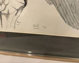 Robert Green signatures, date and number